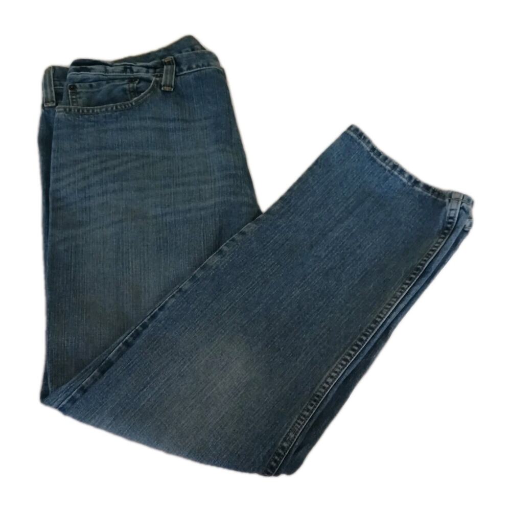 Roebuck and Company Jeans Men 38x30 Blue Light Wash Straight Leg Regular Fit Y2K